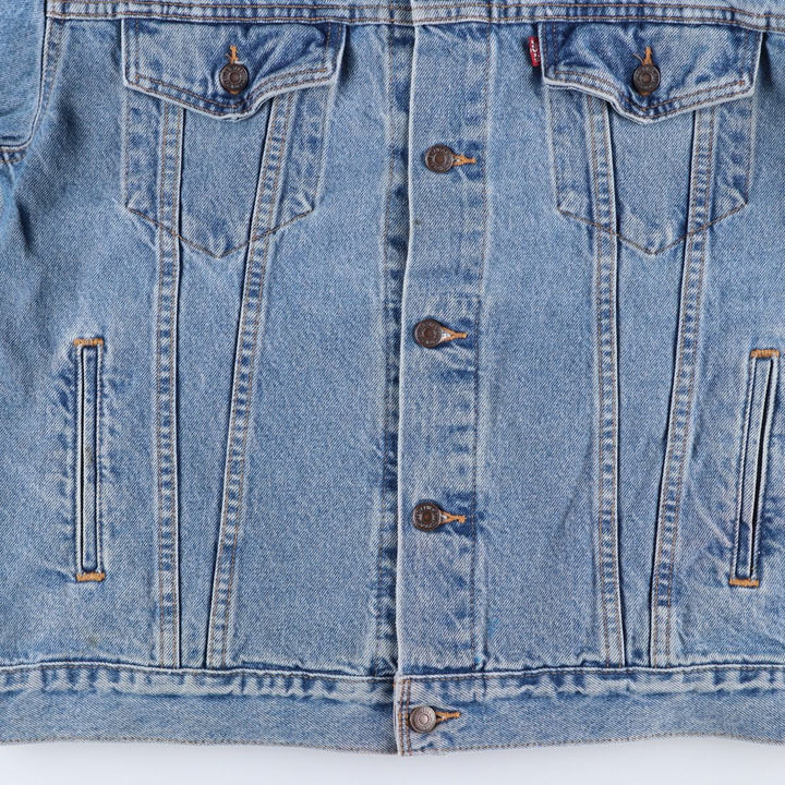 00'S Levi's 70507-0389 denim jacket, denim jacket, men's size L cotton blue type Vintage Second Hand