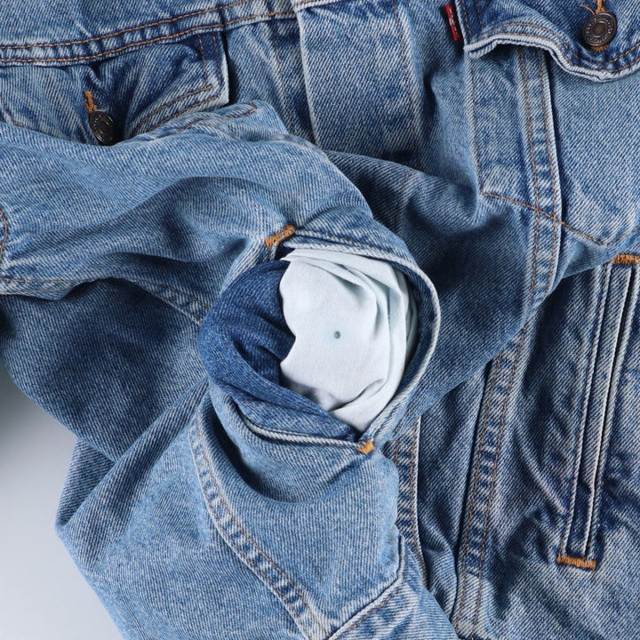00'S Levi's 70507-0389 denim jacket, denim jacket, men's size L cotton blue type Vintage Second Hand