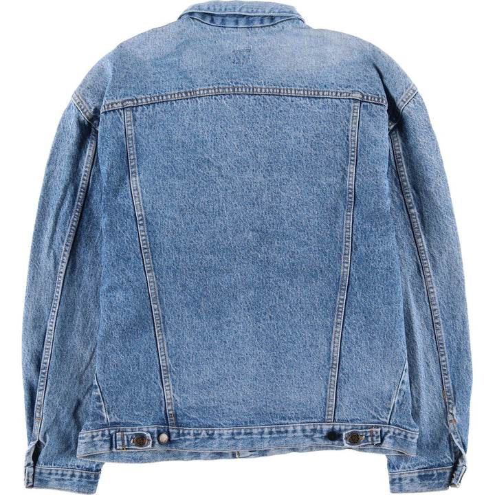 Vintage 1980'S Lee Riders denim jacket with black tag, size L, men's size L cotton blue type Vintage Second Hand