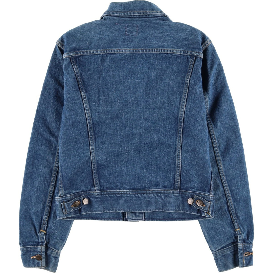 Vintage 1980'S Lee Riders denim jacket with black tag, size M, men's size M cotton blue type Vintage Second Hand