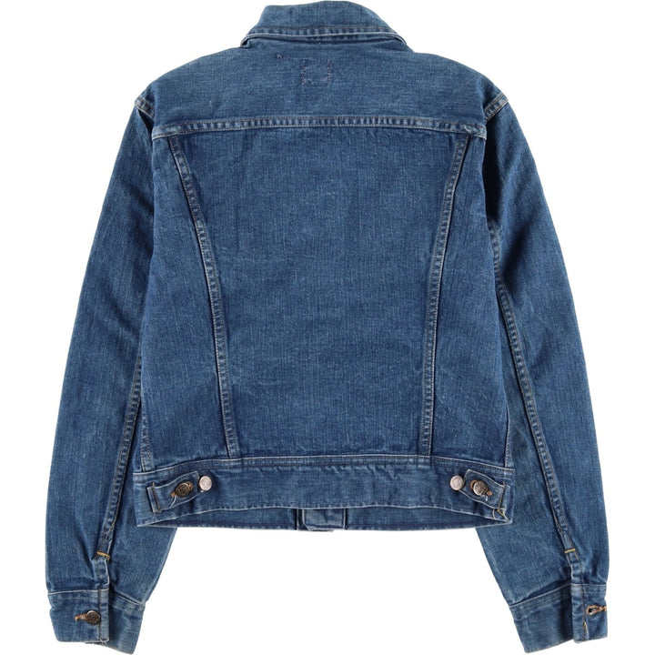 Vintage 1980'S Lee Riders denim jacket with black tag, size M, men's size M cotton blue type Vintage Second Hand