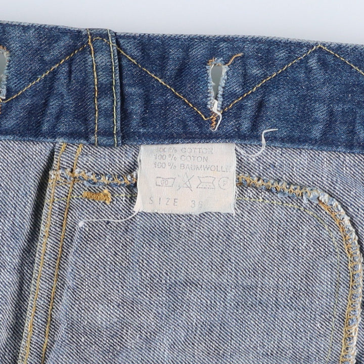 Vintage 1980'S Lee Riders denim jacket with black tag, size M, men's size M cotton blue type Vintage Second Hand