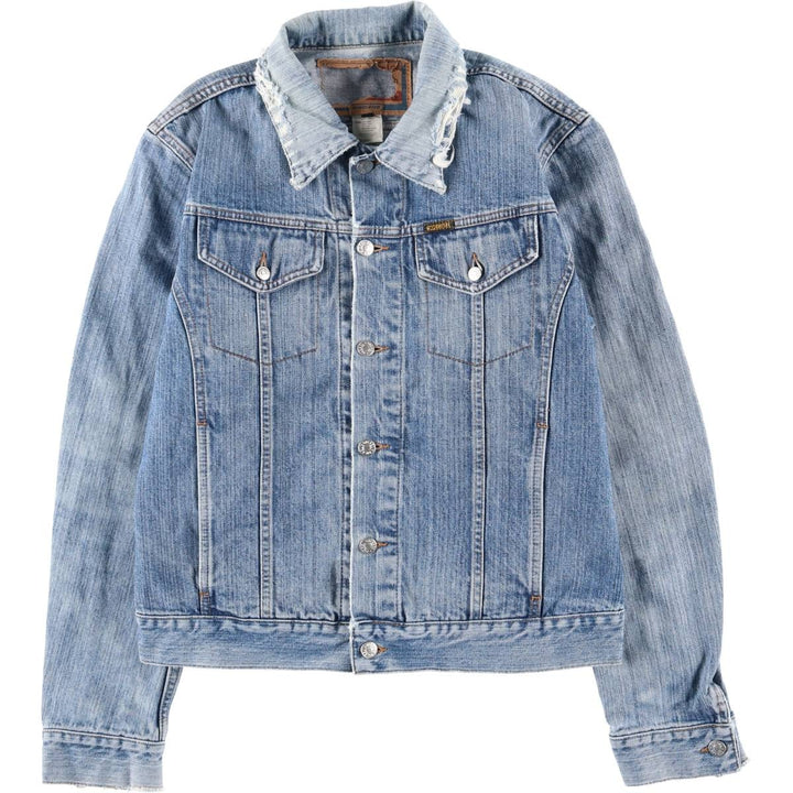 Diesel denim jacket, made in Italy, men's size M cotton blue type Vintage Second Hand