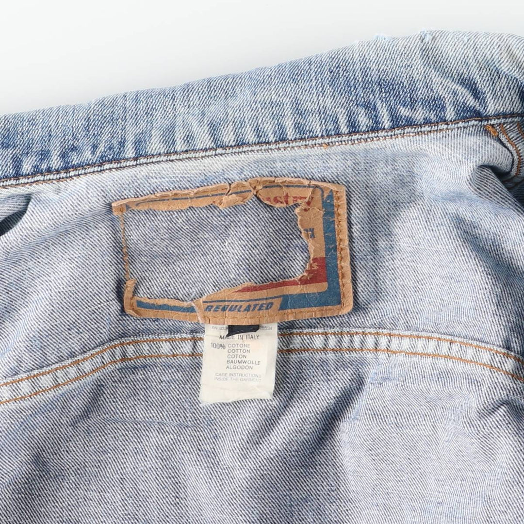Diesel denim jacket, made in Italy, men's size M cotton blue type Vintage Second Hand