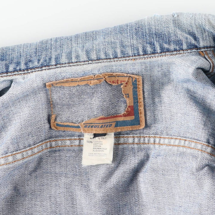 Diesel denim jacket, made in Italy, men's size M cotton blue type Vintage Second Hand
