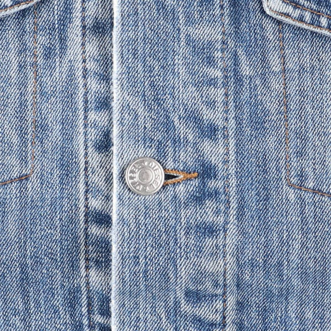 Diesel denim jacket, made in Italy, men's size M cotton blue type Vintage Second Hand