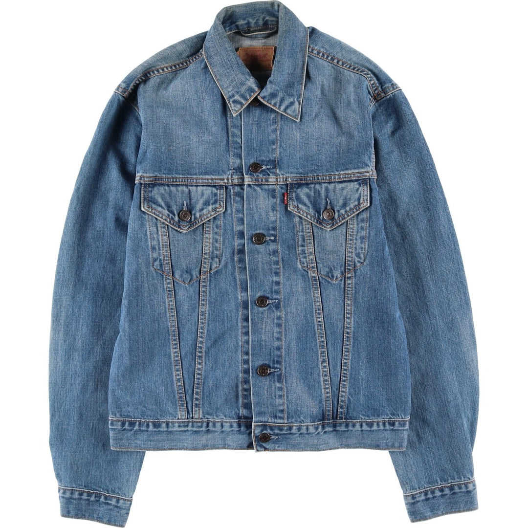 90'S Levi's 70500-0449 Euro Model Denim Jacket, Men's Size L, Vintage cotton blue type Vintage Second Hand