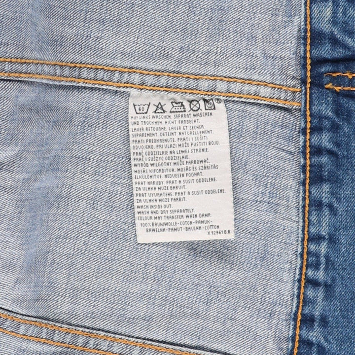 90'S Levi's 70500-0449 Euro Model Denim Jacket, Men's Size L, Vintage cotton blue type Vintage Second Hand