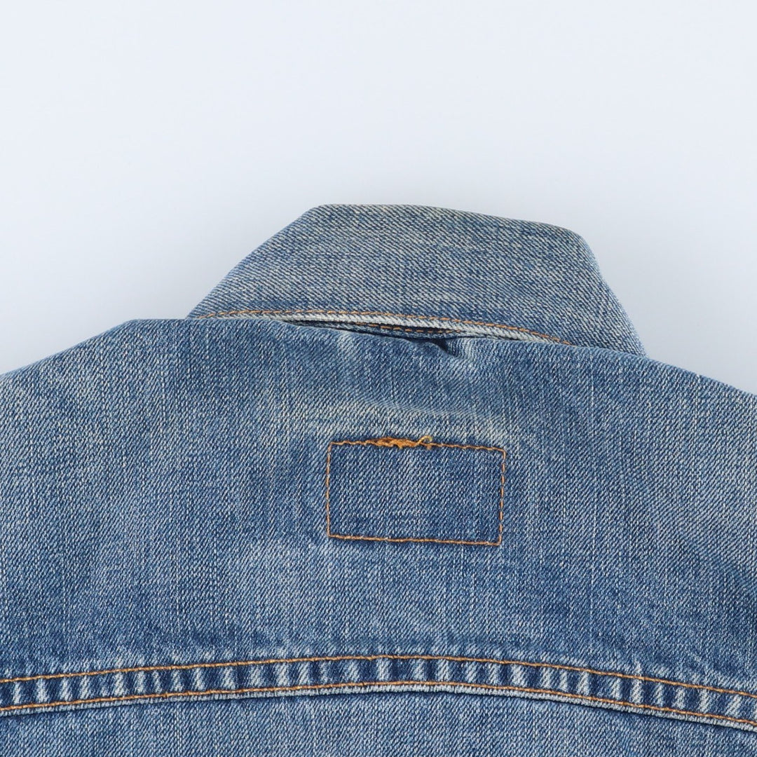 90'S Levi's 70500-0449 Euro Model Denim Jacket, Men's Size L, Vintage cotton blue type Vintage Second Hand