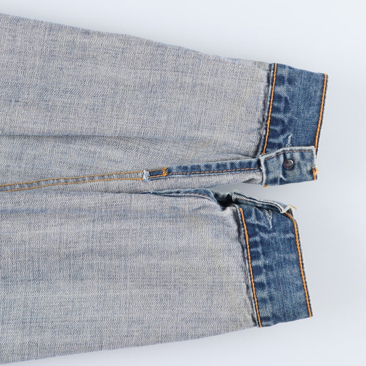 90'S Levi's 70500-0449 Euro Model Denim Jacket, Men's Size L, Vintage cotton blue type Vintage Second Hand
