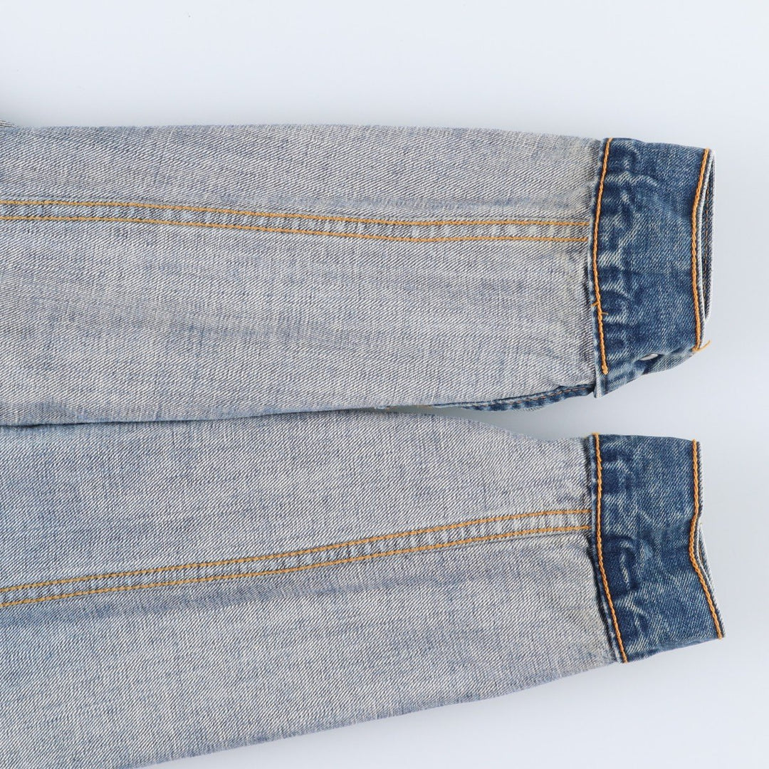 90'S Levi's 70500-0449 Euro Model Denim Jacket, Men's Size L, Vintage cotton blue type Vintage Second Hand