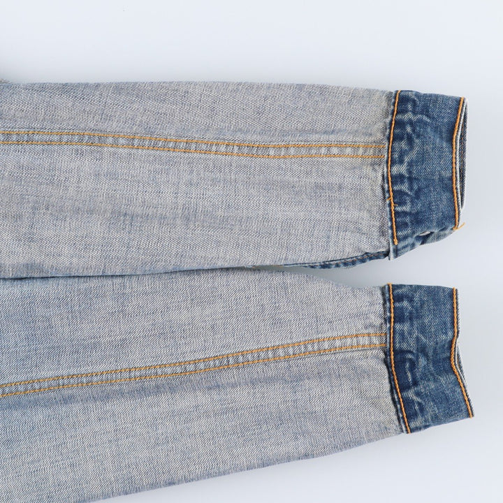 90'S Levi's 70500-0449 Euro Model Denim Jacket, Men's Size L, Vintage cotton blue type Vintage Second Hand