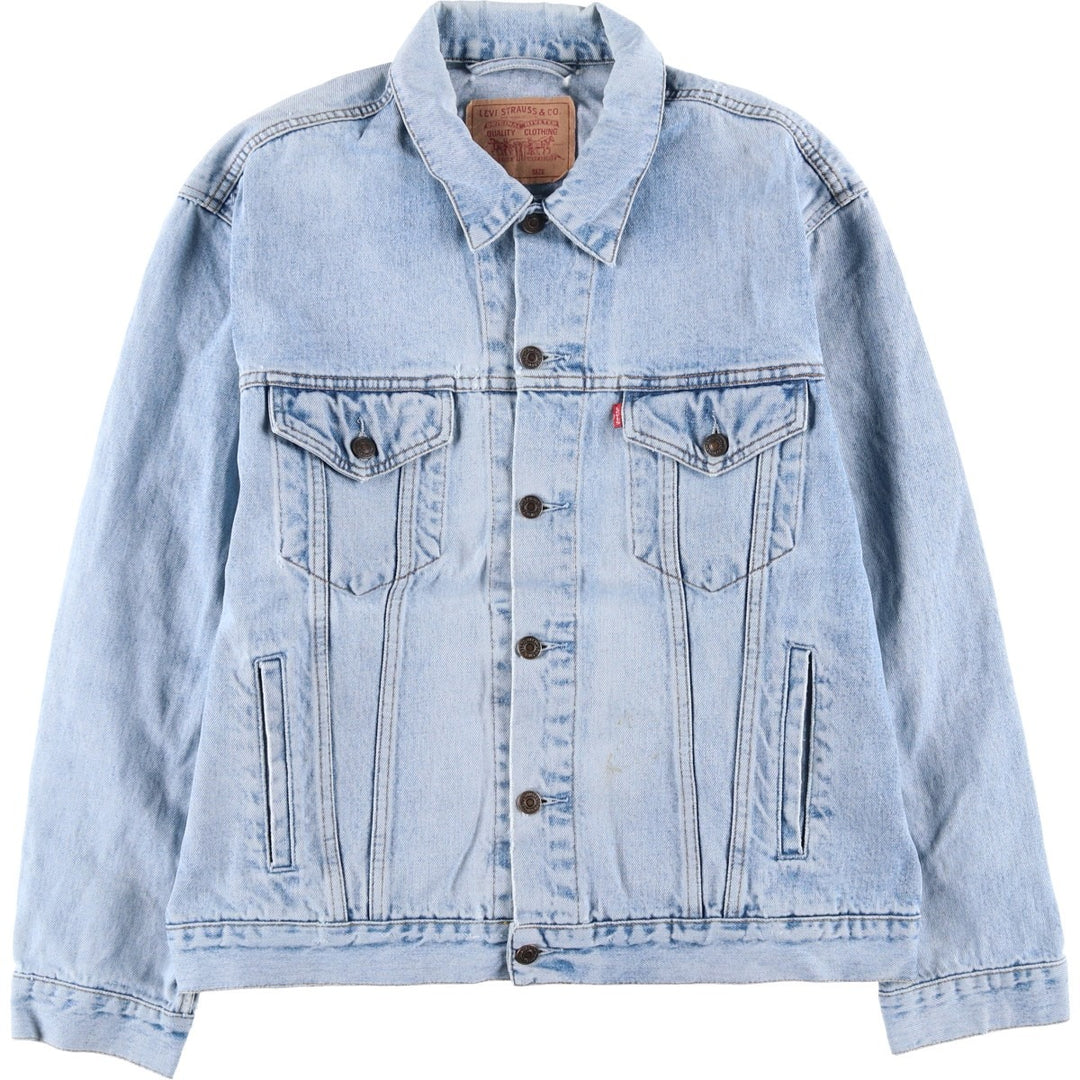 90'S Levi's 70503-0210 denim jacket, G-jacket, men's XL size, vintage cotton blue type Vintage Second Hand