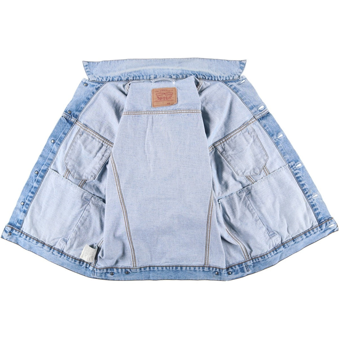 90'S Levi's 70503-0210 denim jacket, G-jacket, men's XL size, vintage cotton blue type Vintage Second Hand