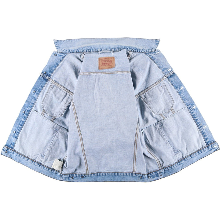 90'S Levi's 70503-0210 denim jacket, G-jacket, men's XL size, vintage cotton blue type Vintage Second Hand