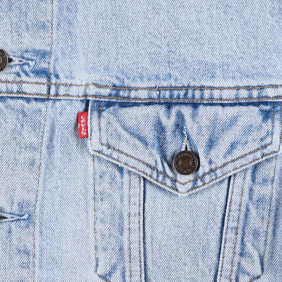90'S Levi's 70503-0210 denim jacket, G-jacket, men's XL size, vintage cotton blue type Vintage Second Hand