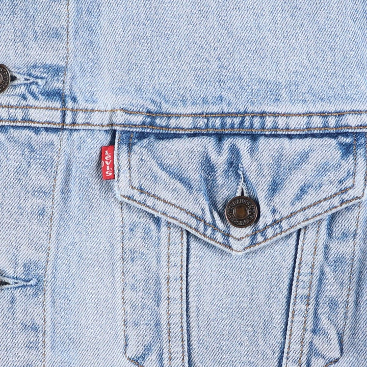 90'S Levi's 70503-0210 denim jacket, G-jacket, men's XL size, vintage cotton blue type Vintage Second Hand