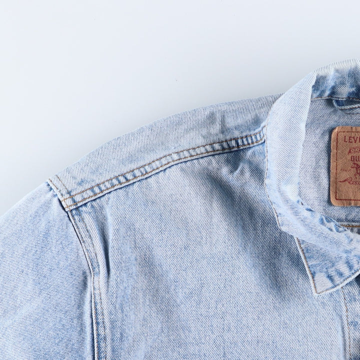 90'S Levi's 70503-0210 denim jacket, G-jacket, men's XL size, vintage cotton blue type Vintage Second Hand