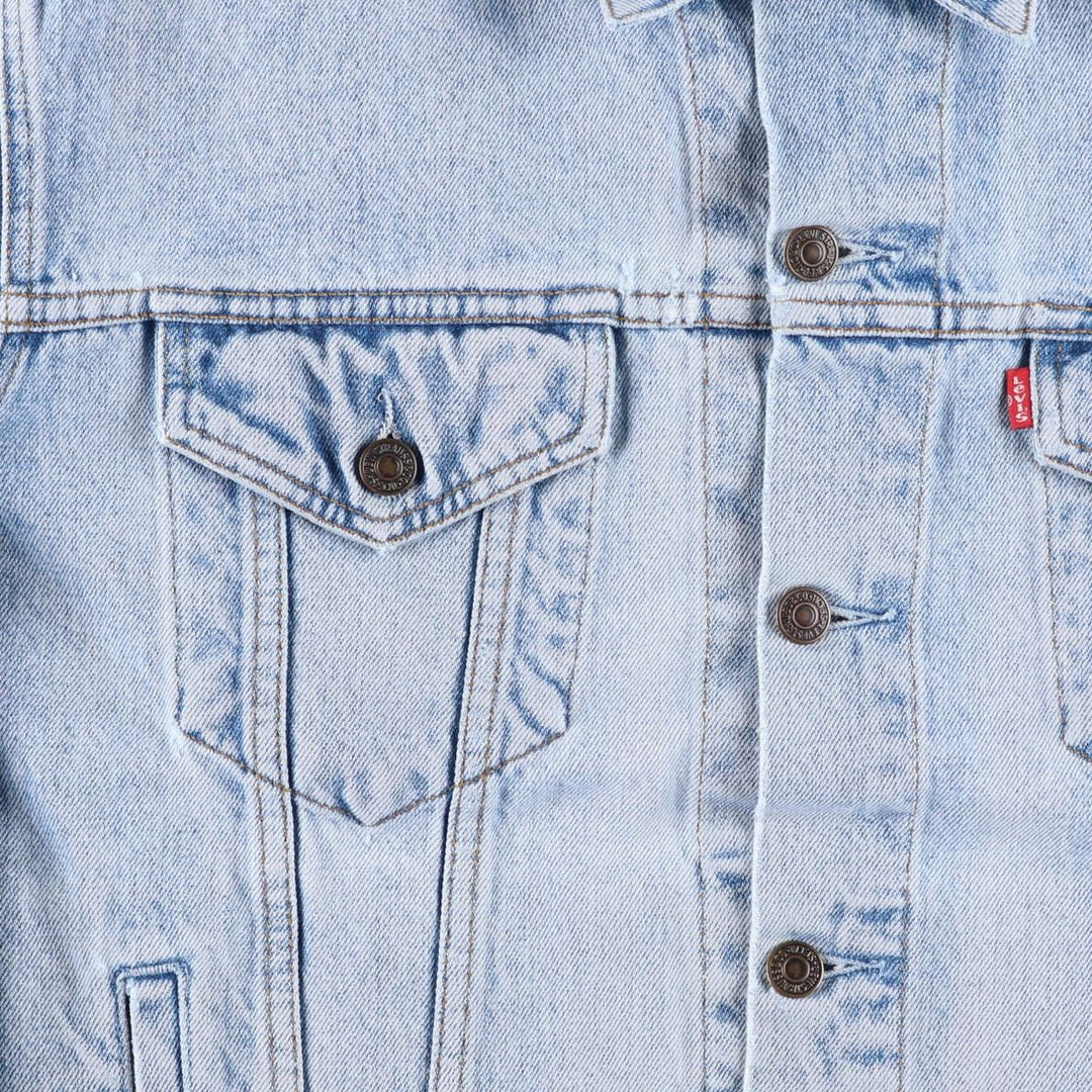 90'S Levi's 70503-0210 denim jacket, G-jacket, men's XL size, vintage cotton blue type Vintage Second Hand