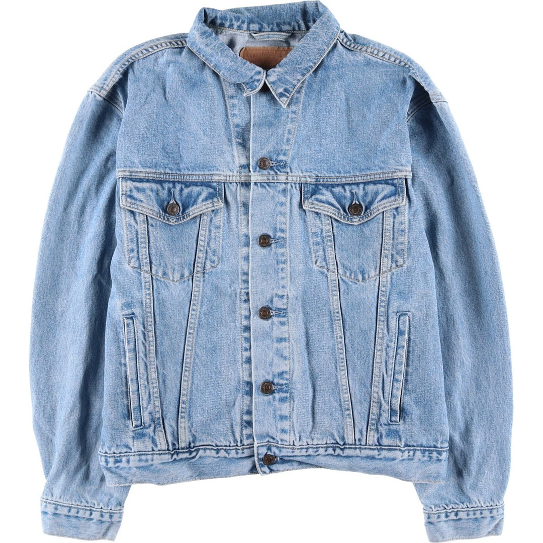 90'S Levi's 70503-0215 Denim Jacket, Men's Size L, Vintage cotton blue type Vintage Second Hand