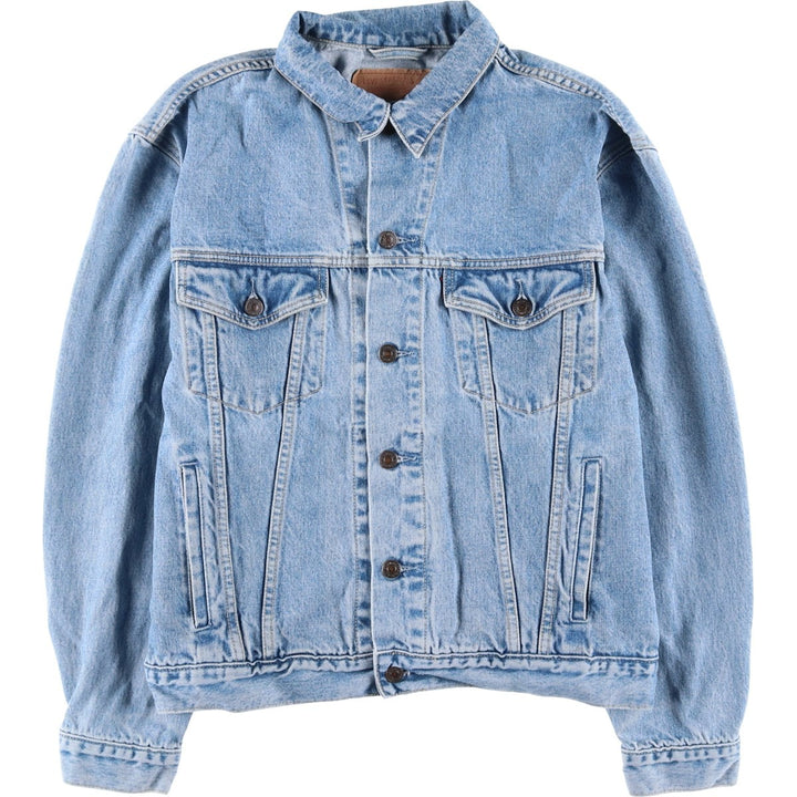 90'S Levi's 70503-0215 Denim Jacket, Men's Size L, Vintage cotton blue type Vintage Second Hand