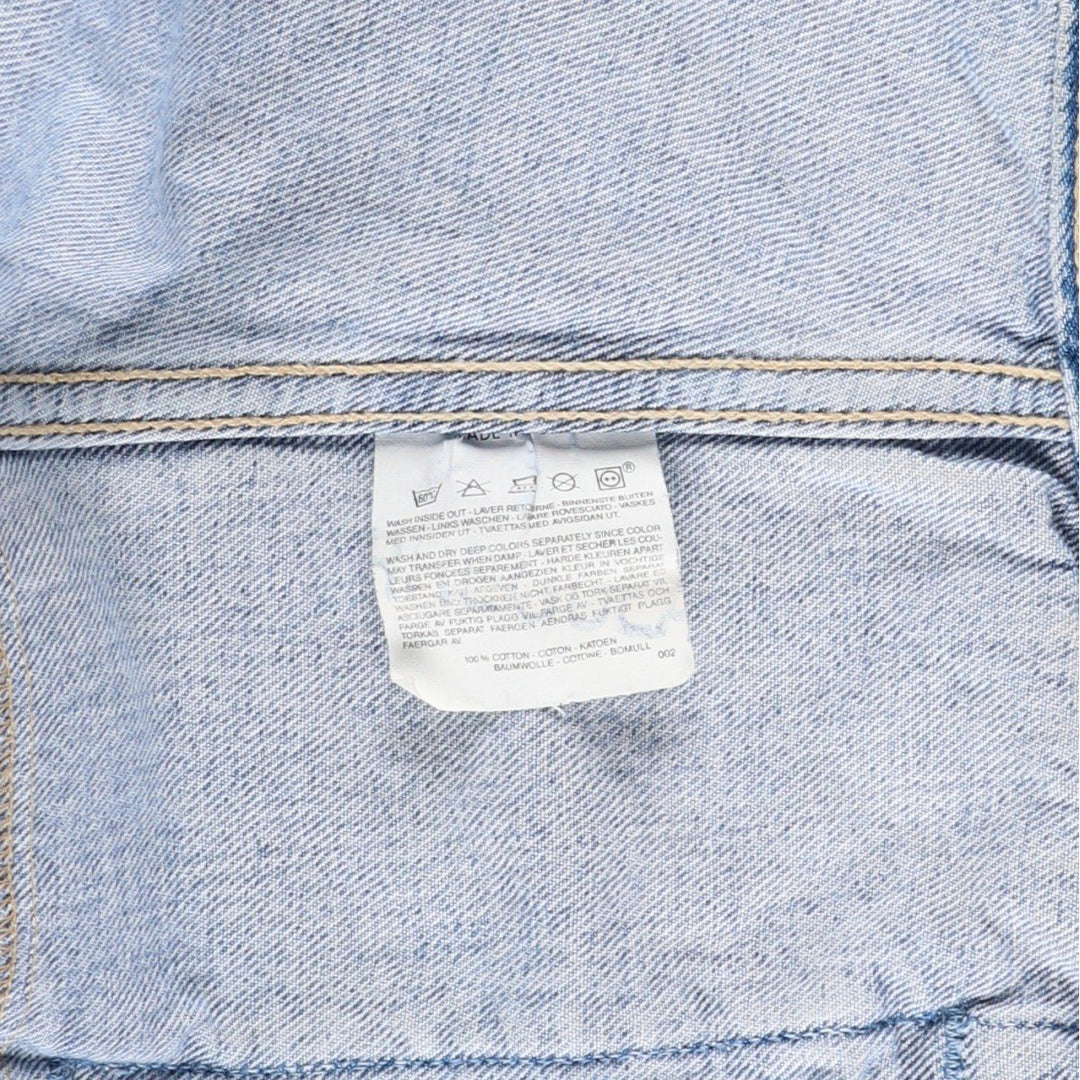 90'S Levi's 70503-0215 Denim Jacket, Men's Size L, Vintage cotton blue type Vintage Second Hand