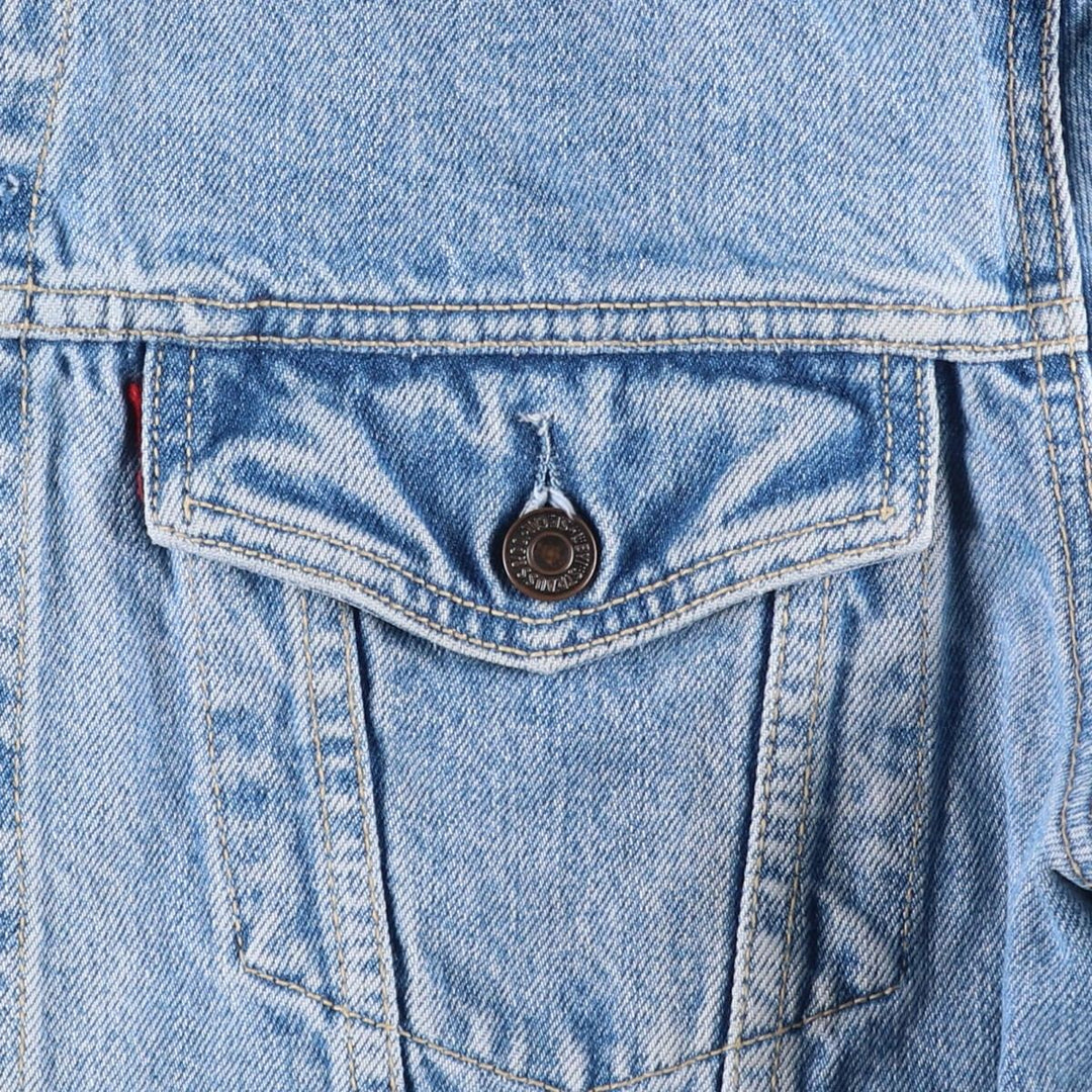 90'S Levi's 70503-0215 Denim Jacket, Men's Size L, Vintage cotton blue type Vintage Second Hand