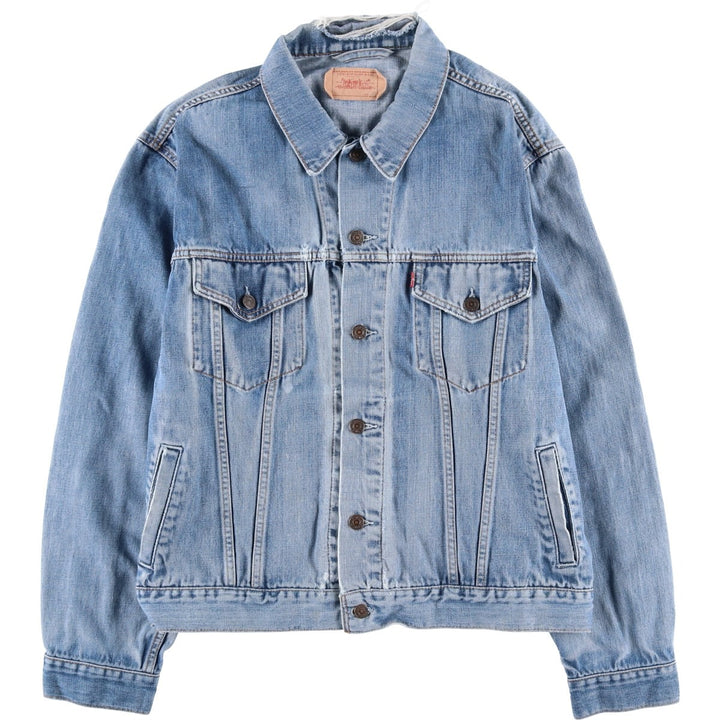 2000'S Levi's 70550-0414 Euro Model Denim Jacket, Men's Size XL cotton blue type Vintage Second Hand