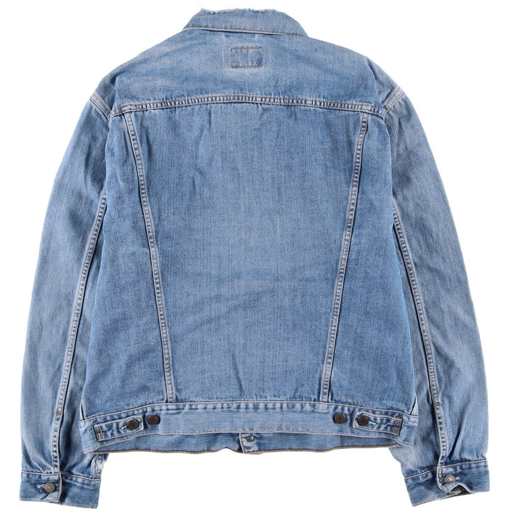 2000'S Levi's 70550-0414 Euro Model Denim Jacket, Men's Size XL cotton blue type Vintage Second Hand