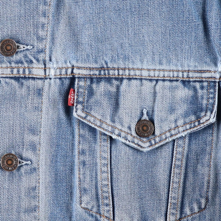 2000'S Levi's 70550-0414 Euro Model Denim Jacket, Men's Size XL cotton blue type Vintage Second Hand