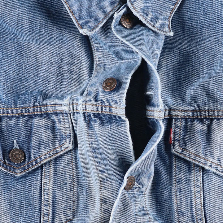 2000'S Levi's 70550-0414 Euro Model Denim Jacket, Men's Size XL cotton blue type Vintage Second Hand