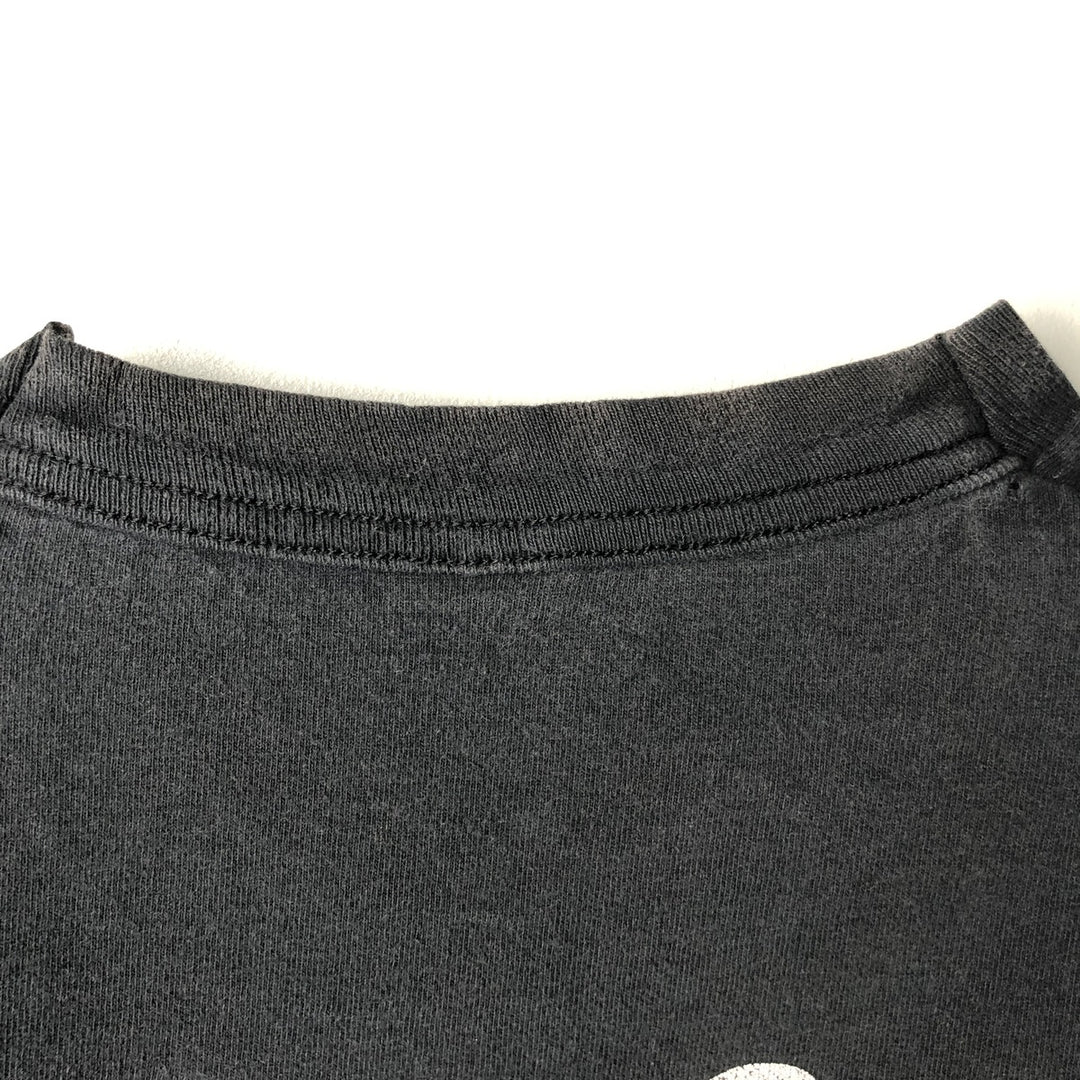 90'S Fruit of the Loom Message Print T-Shirt Made in USA Men's XL Vintage cotton black type Vintage Second Hand