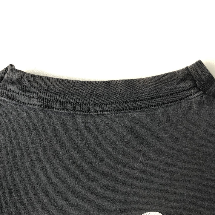 90'S Fruit of the Loom Message Print T-Shirt Made in USA Men's XL Vintage cotton black type Vintage Second Hand