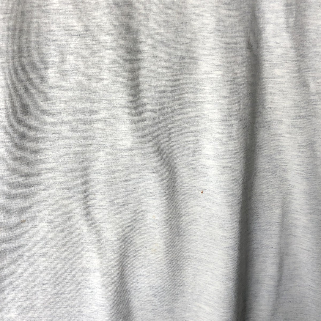 Vintage 90'S Hanes floral print T-shirt, made in the USA, men's size XL cotton gray type Vintage Second Hand