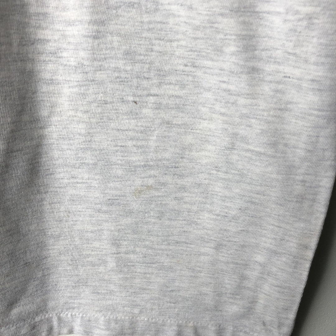 Vintage 90'S Hanes floral print T-shirt, made in the USA, men's size XL cotton gray type Vintage Second Hand
