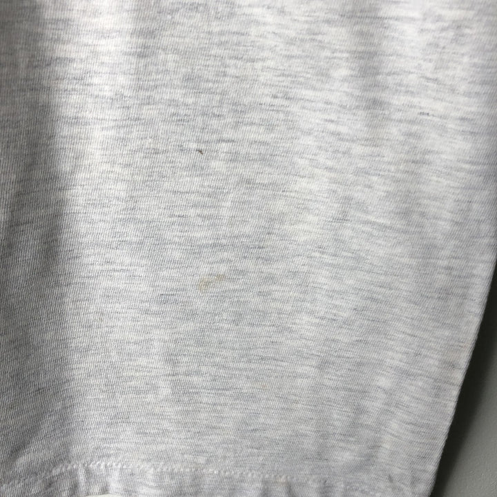 Vintage 90'S Hanes floral print T-shirt, made in the USA, men's size XL cotton gray type Vintage Second Hand