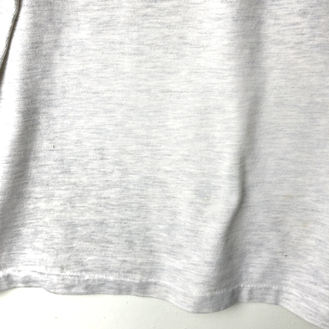 Vintage 90'S Hanes floral print T-shirt, made in the USA, men's size XL cotton gray type Vintage Second Hand
