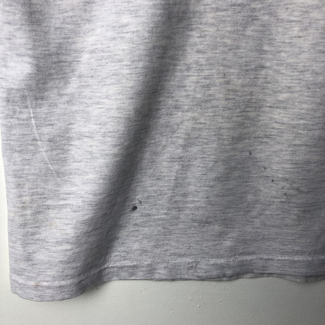 Vintage 90'S Hanes floral print T-shirt, made in the USA, men's size XL cotton gray type Vintage Second Hand