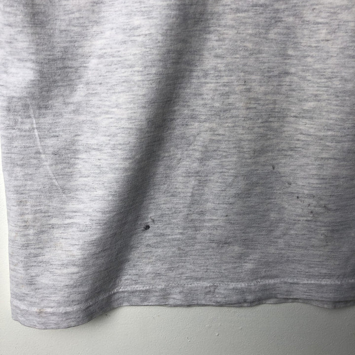 Vintage 90'S Hanes floral print T-shirt, made in the USA, men's size XL cotton gray type Vintage Second Hand