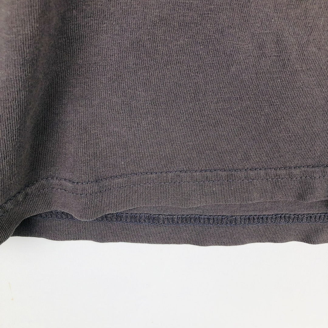 FOS CLOTHING Printed T-shirt, Made in USA, Men's Size L cotton Charcoal Vintage Second Hand