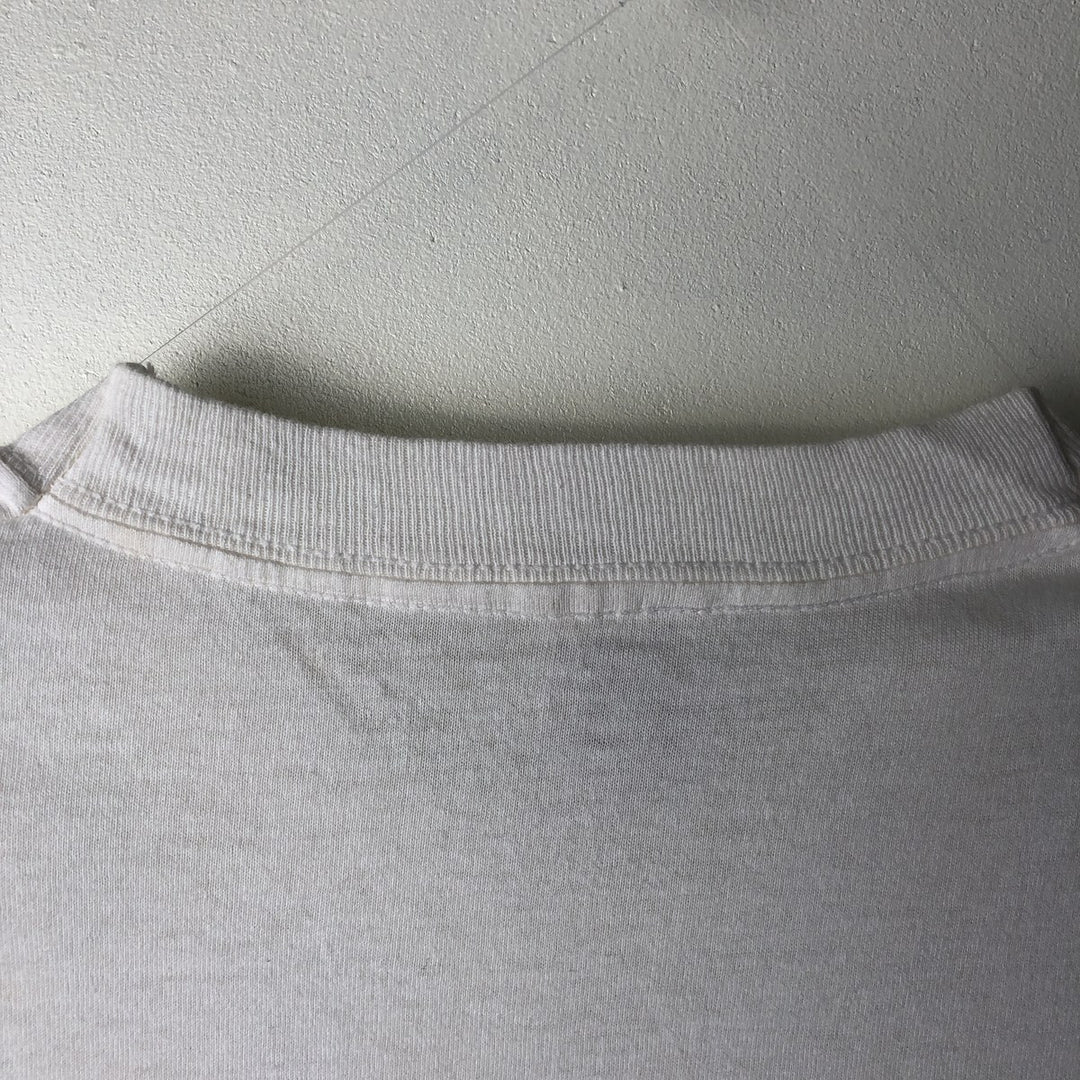 80'S SCREEN STARS Printed T-shirt, Men's, Size L, Vintage cotton white type Vintage Second Hand