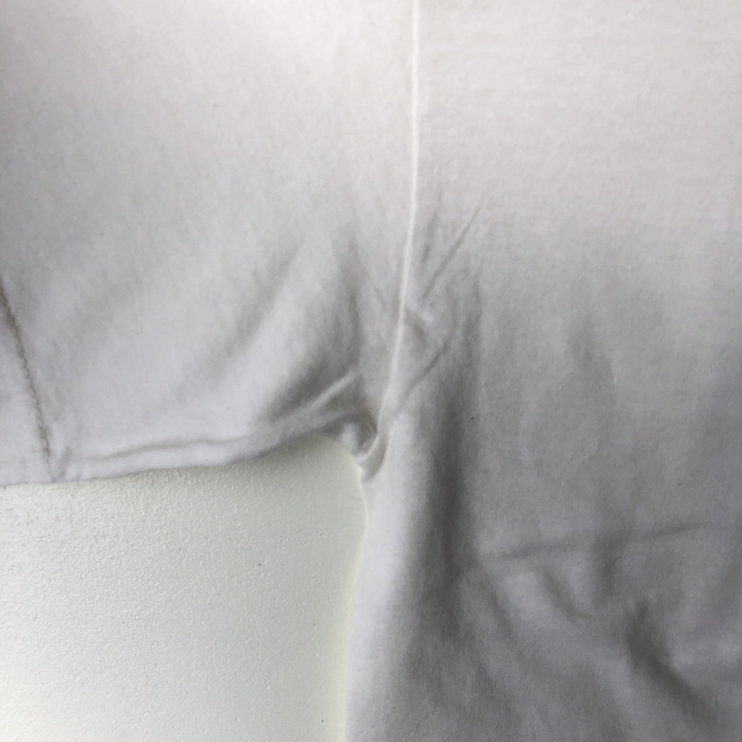 80'S SCREEN STARS Printed T-shirt, Men's, Size L, Vintage cotton white type Vintage Second Hand