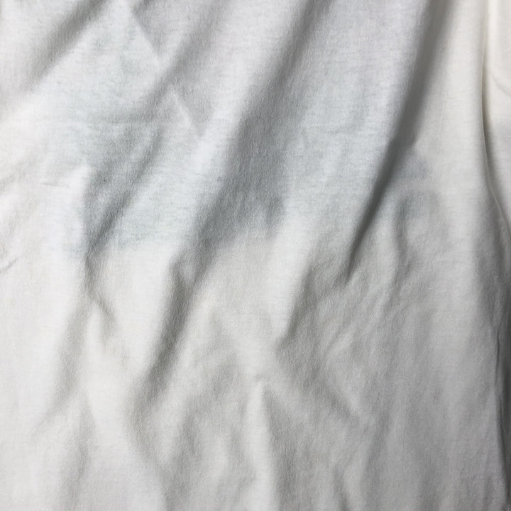 80'S SCREEN STARS Printed T-shirt, Men's, Size L, Vintage cotton white type Vintage Second Hand