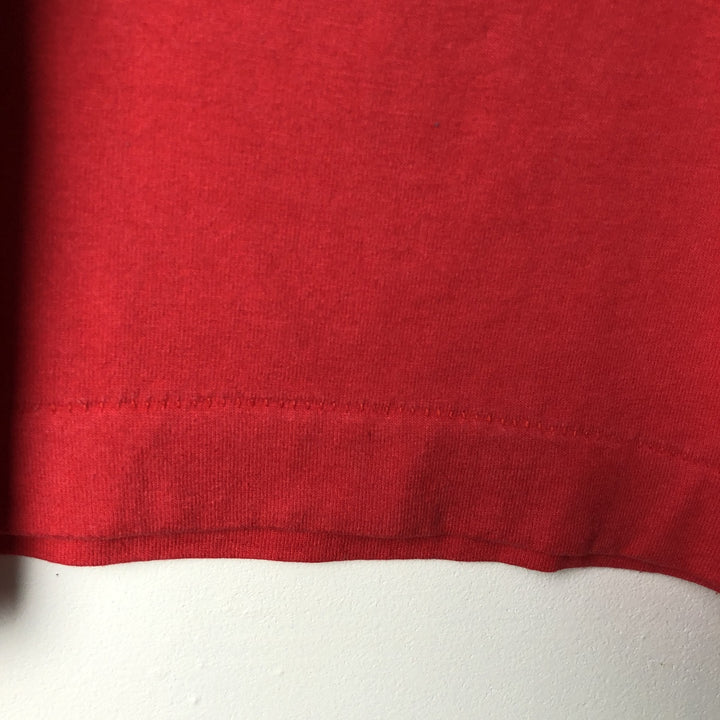 Vintage 90'S Fruit of the Loom Best Annie print T-shirt, Made in USA, Men's Size L cotton red type Vintage Second Hand