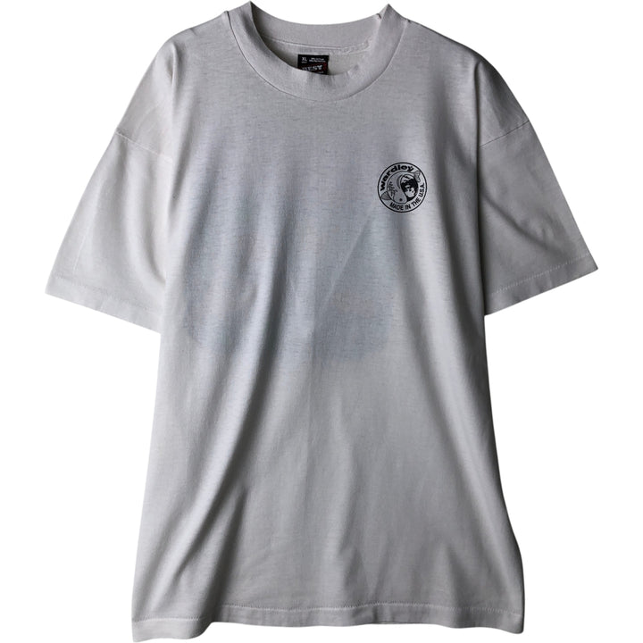 90'S Fruit of the Loom Best Fish Print T-Shirt, Made in USA, Men's XL, Vintage cotton white type Vintage Second Hand