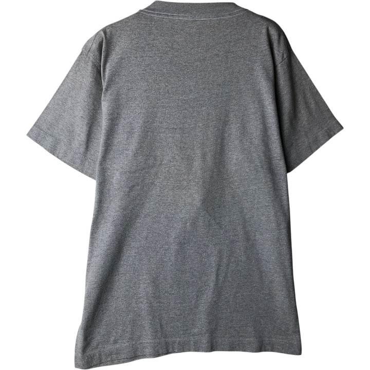 90'S SCREEN STARS Printed T-shirt Made in USA Men's L Vintage cotton gray type Vintage Second Hand