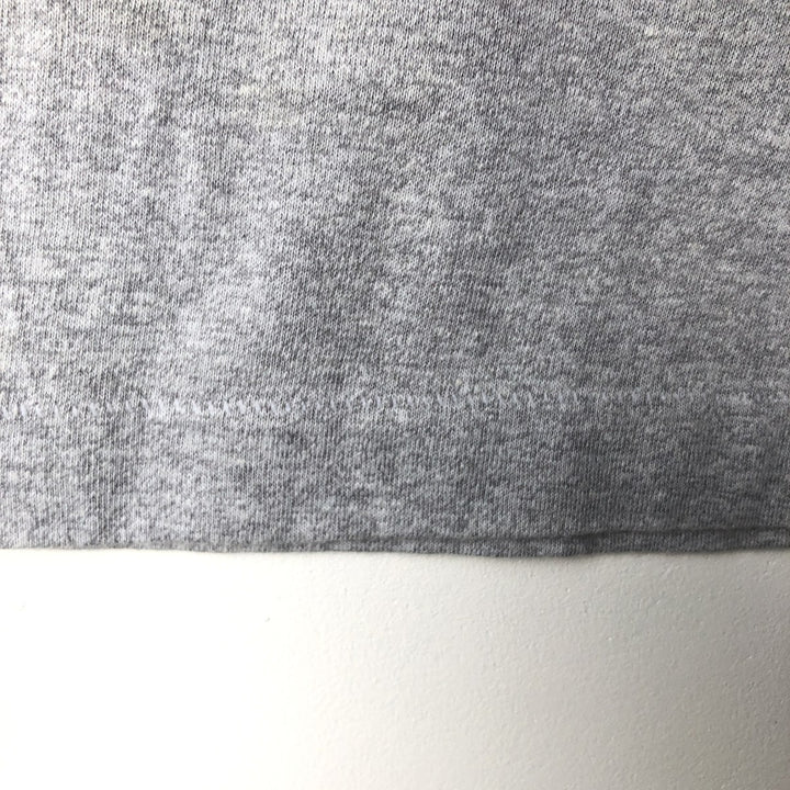 90'S SCREEN STARS Printed T-shirt Made in USA Men's L Vintage cotton gray type Vintage Second Hand