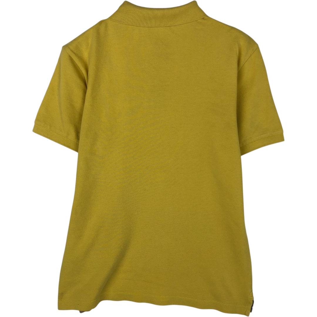 Burberry's BRIT short-sleeved polo shirt, men's size M cotton yellow type Vintage Second Hand
