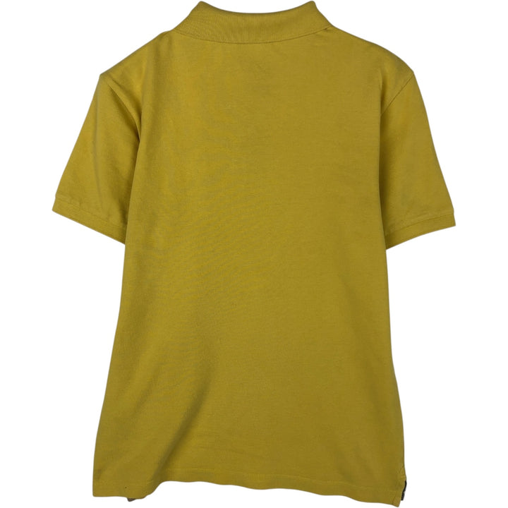 Burberry's BRIT short-sleeved polo shirt, men's size M cotton yellow type Vintage Second Hand