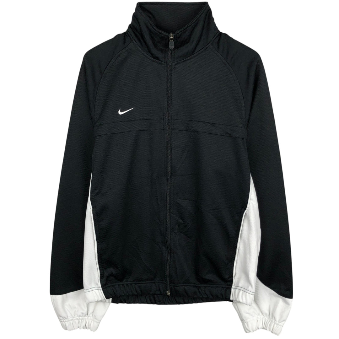 2000'S Nike Team Jersey Track Jacket, Men's Size Medium polyester black type Vintage Second Hand